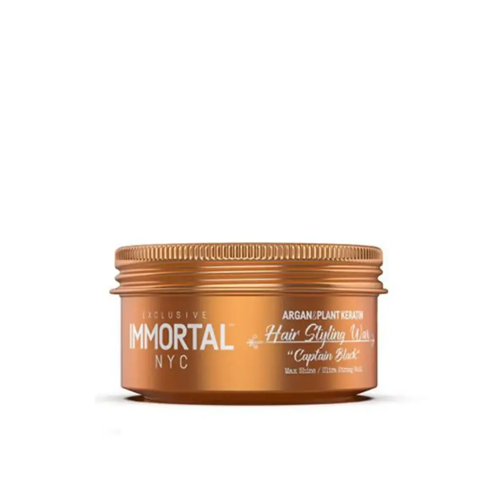  IMMORTAL NYC HAIR STYLING WAX CAPTAIN BLACK 150 ML (NEW)