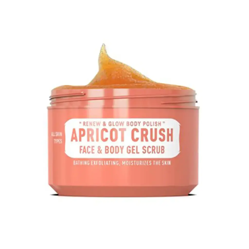 IMMORTAL INFUSE APRICOT CRUSH FACE & BODY GEL SCRUB 300ML