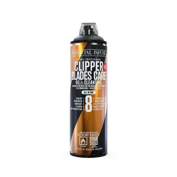 IMMORTAL INFUSE CLIPPER BLADES CARE 8 EN 1   500ml 