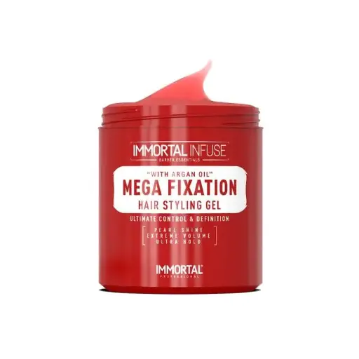 [R64] IMMORTAL INFUSE MEGA FIXATION HAIR STYLING GEL WITH ARGAN OIL 500 ML